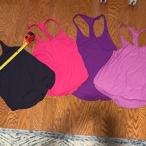 lululemon athletica Tank Tops - Navy, Pink, Purple, Lavender